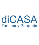 logotipo Dicasa, tarimas y parquets