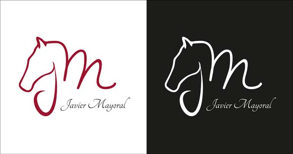logotipo Javier Mayoral, servicios equinos