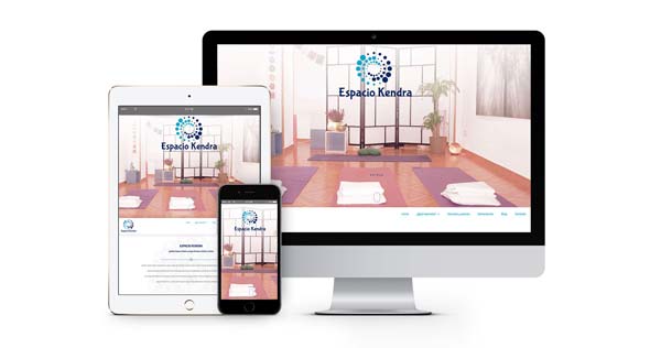 Diseño de página web para el espacio Kendra, un centro de yoga y bienestar