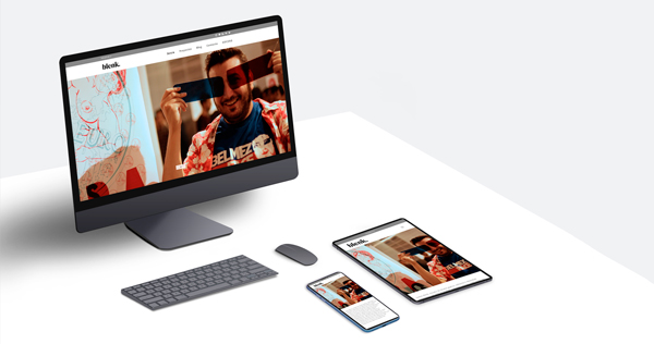 Portfolio diseño web | Blenk: estudio de diseño editorial y branding